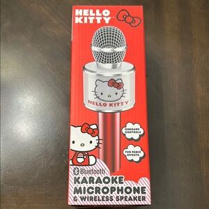 Hello Kitty Karaoke Microphone with Speaker NWOT